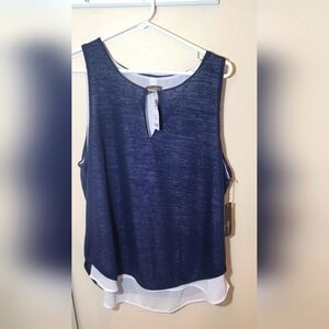 Cute Dressy Navy tank!
